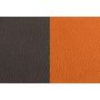 Voir la diapositive 4 : BJORN Set de table rectangulaire réversible - 6 pièces - Cuir recyclé orange et chocolat
