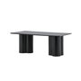 Voir la diapositive 4 : Paris Prix Table Basse Design  Olivia  120cm Noir