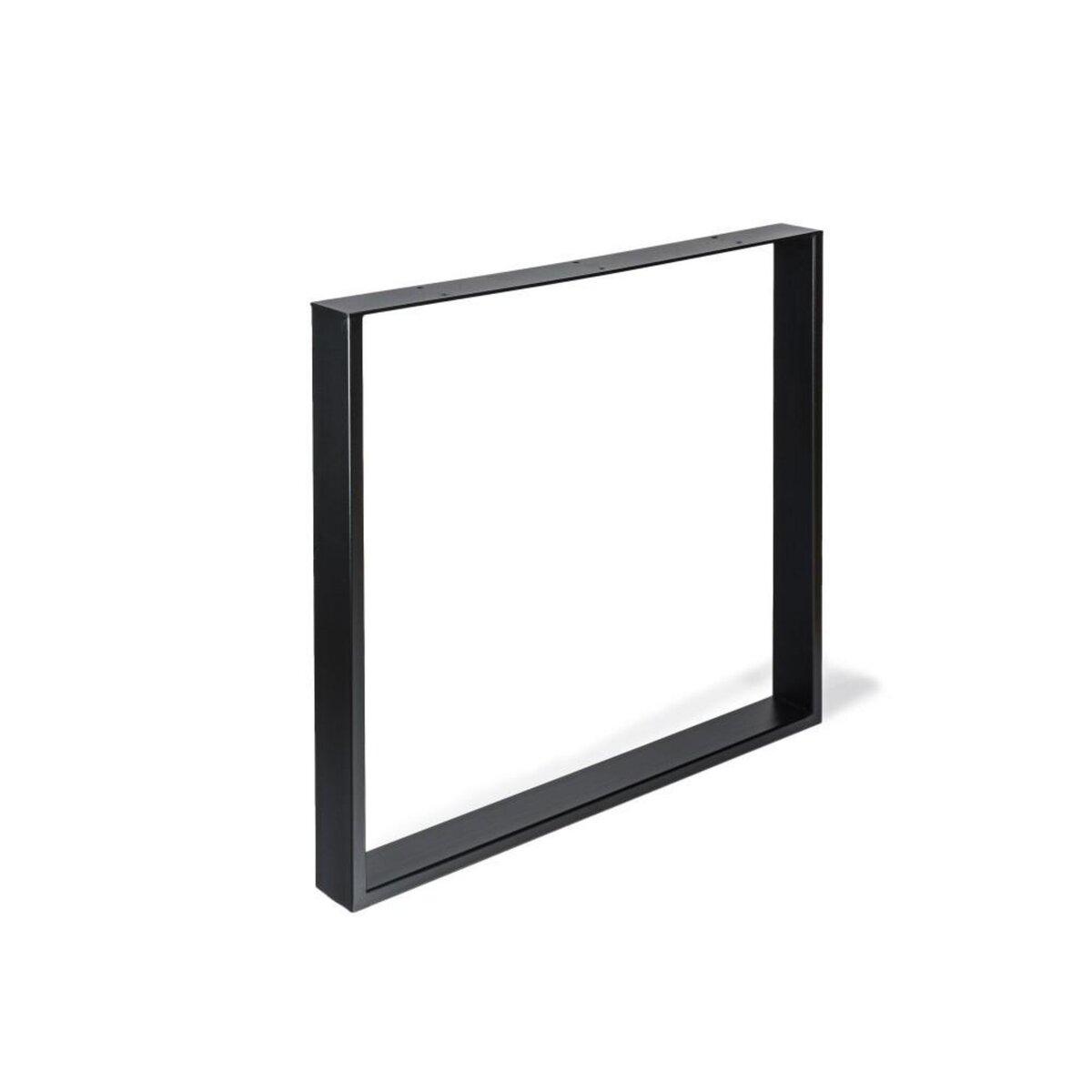 CENTRALE BRICO Pied meuble design REI fixe métal brut noir