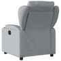 Voir la diapositive 5 : VIDAXL Fauteuil de massage inclinable electrique gris clair tissu