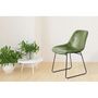 Voir la diapositive 3 : Paris Prix Lot de 2 Chaises Design  Cora  81cm Vert