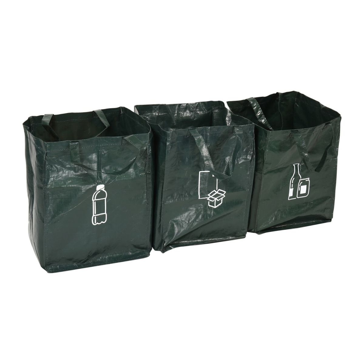 Lot de 3 sacs pour tri sélectif - 50L