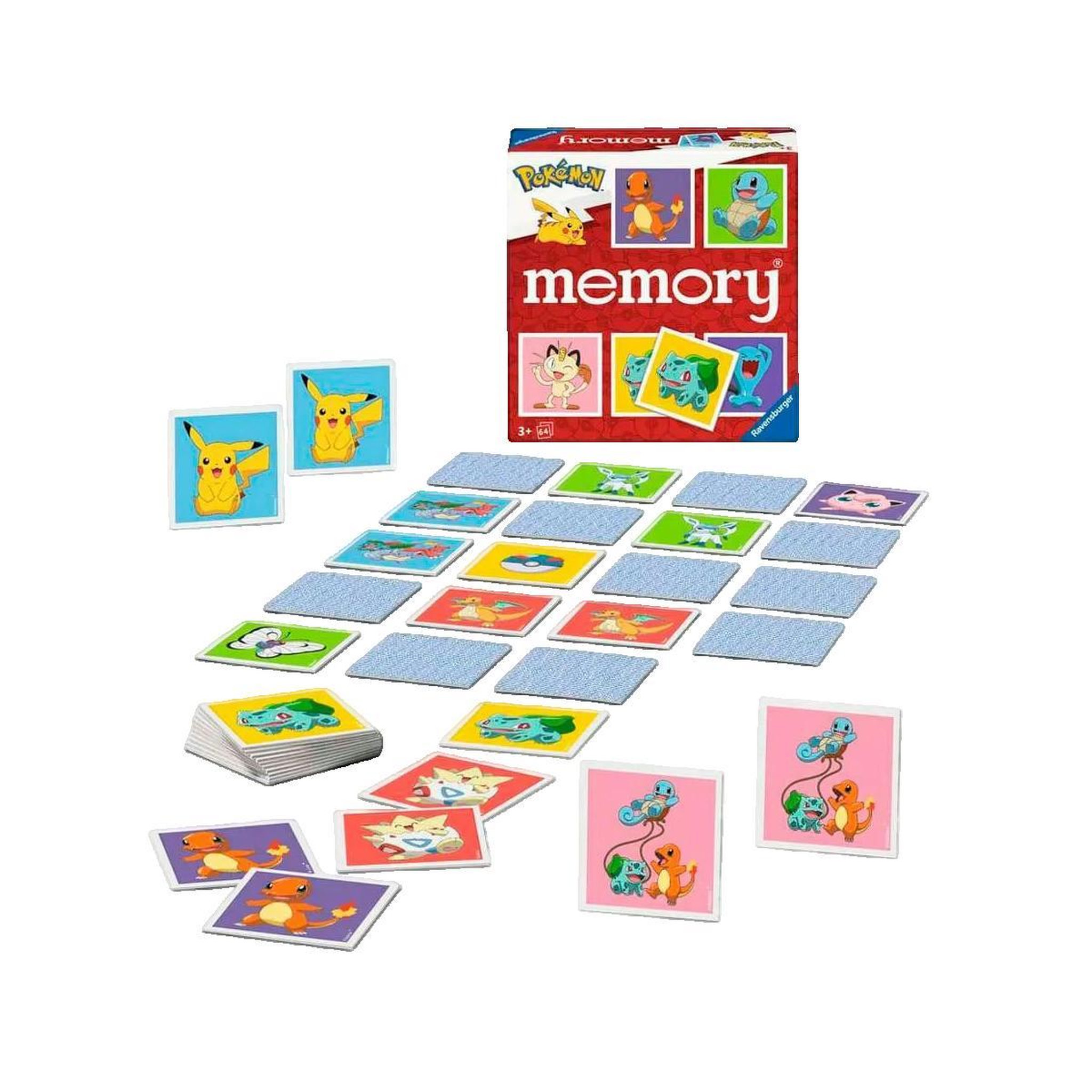 Voir la diapositive 2 : RAVENSBURGER Memory Pokémon RAVENSBURGER RAR24853