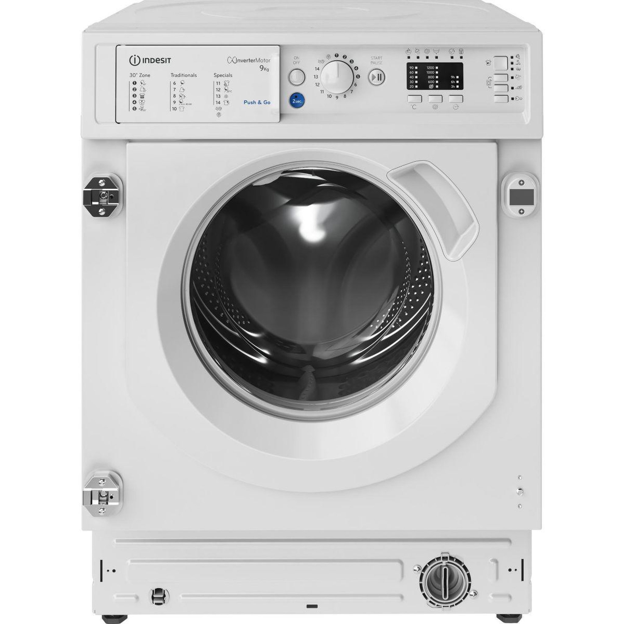 Indesit Lave linge hublot encastrable biwmil9146fr