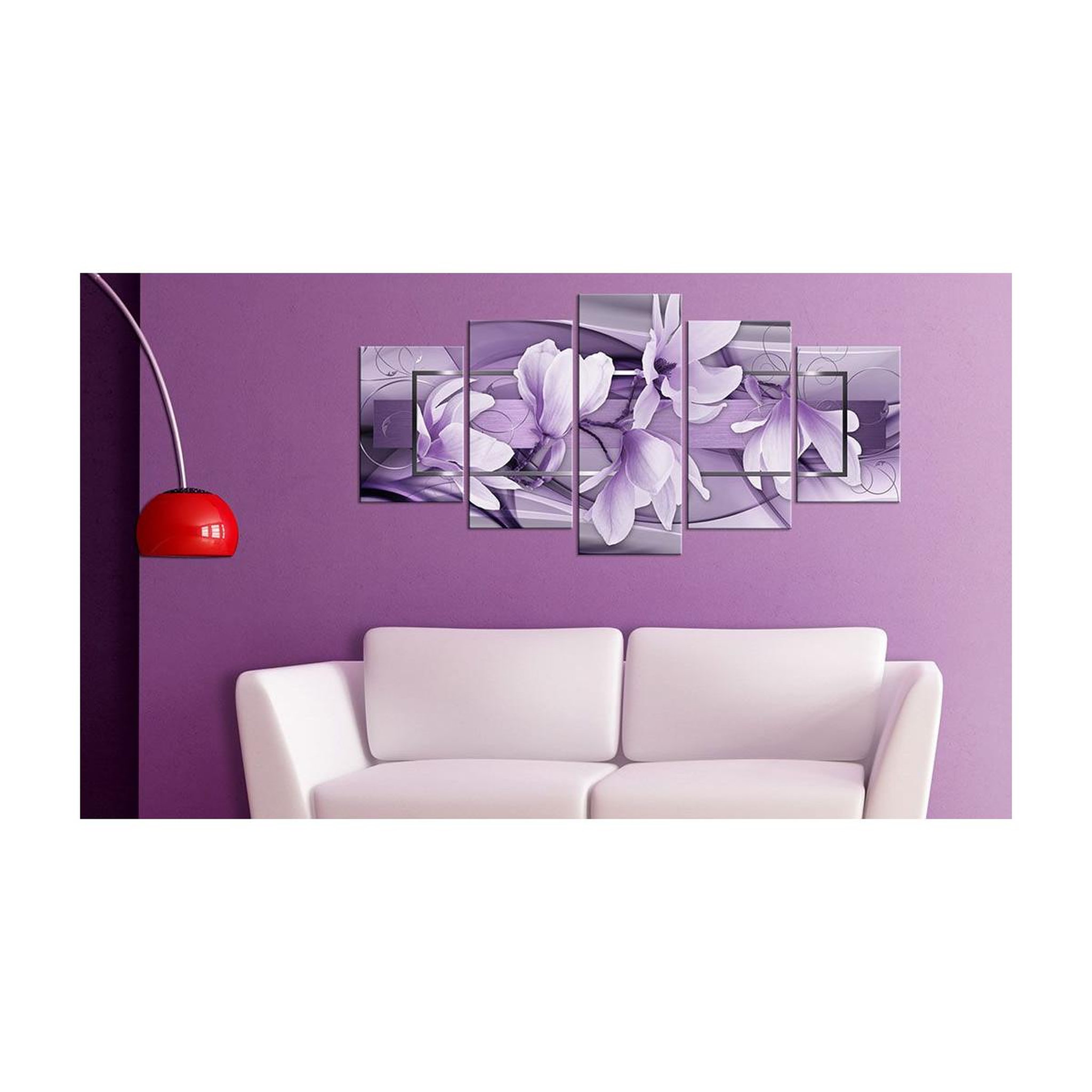 Voir la diapositive 2 : Paris Prix Tableau imprimé  purple wave