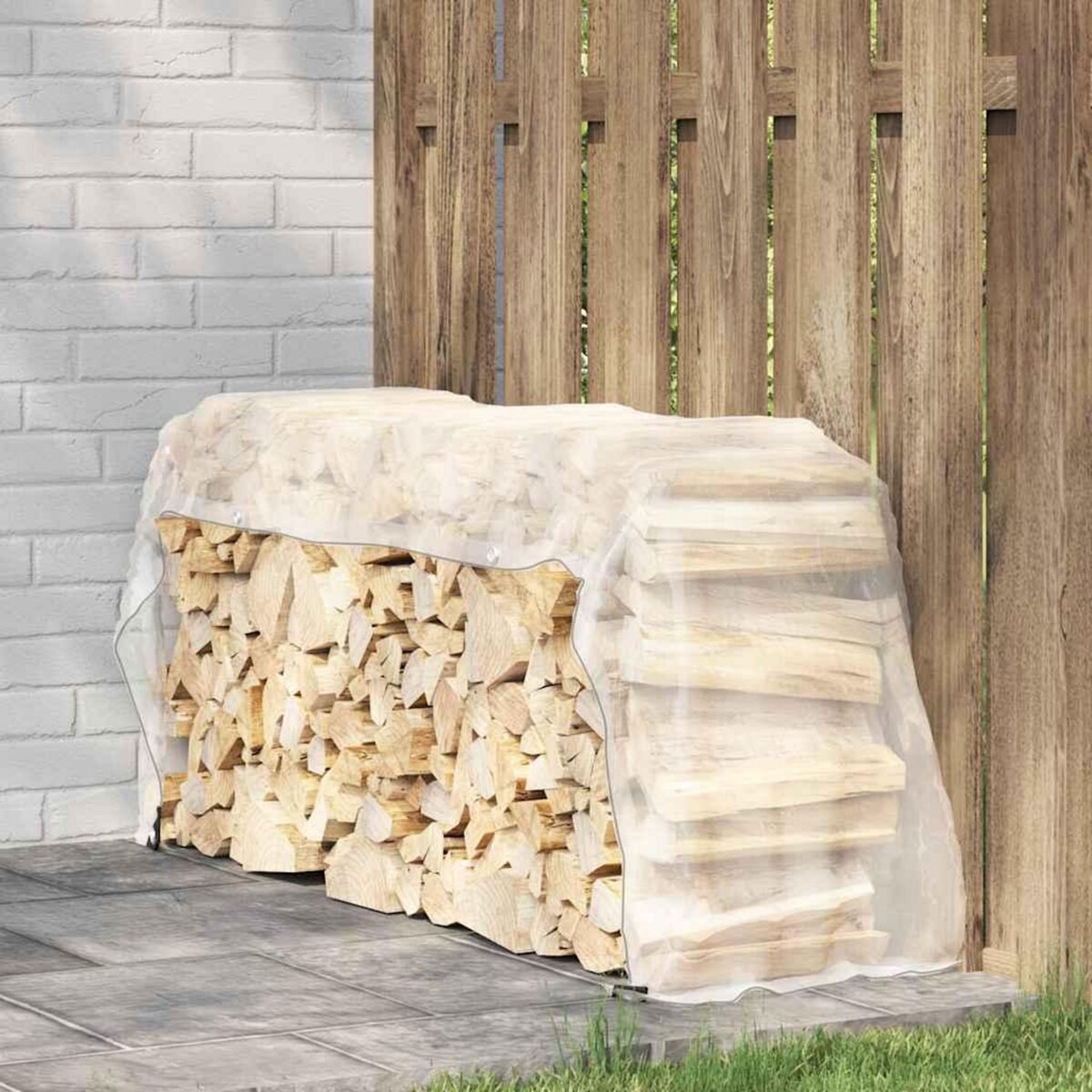 VIDAXL Bache transparente avec œillets 1x3 m polyethylene