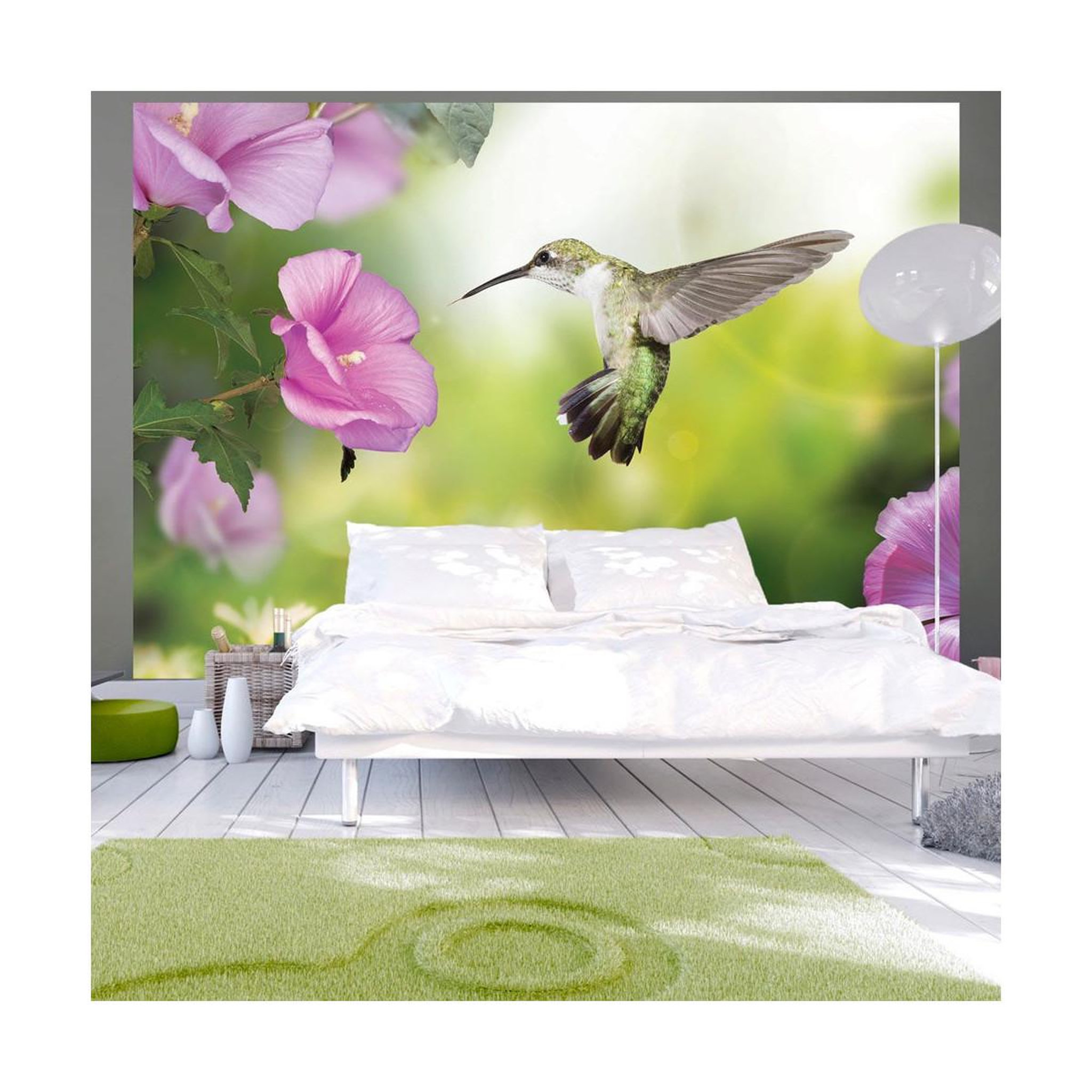 Paris Prix Papier peint  humming bird. Coloris disponibles : Multicolore