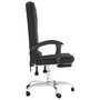 Voir la diapositive 4 : VIDAXL Fauteuil de massage inclinable de bureau Noir Similicuir