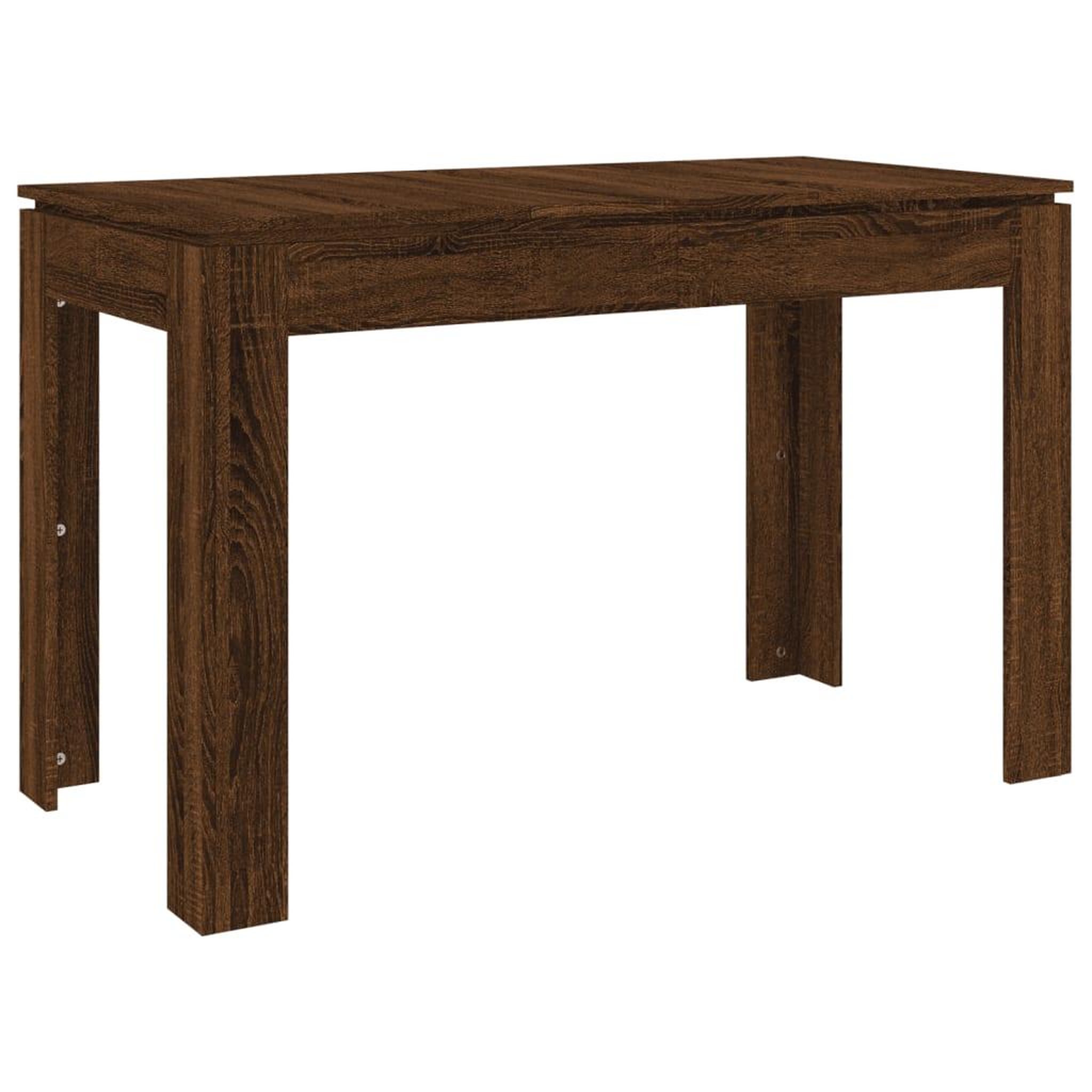 Voir la diapositive 2 : VIDAXL Table a dîner Chene marron 120x60x76 cm bois d'ingenierie