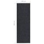 Voir la diapositive 6 : VIDAXL Tapis 100x300 cm Anthracite