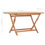 Voir la diapositive 6 : VIDAXL Table pliable de jardin 160x80x75 cm Bois de teck solide