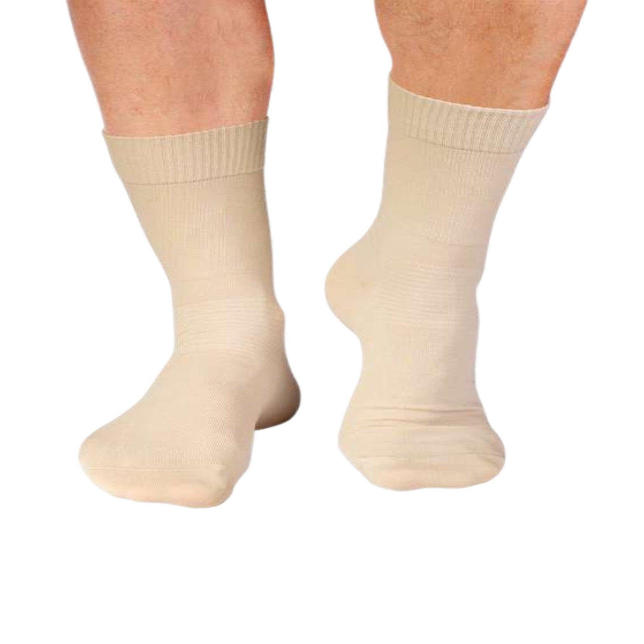 Voir la diapositive 2 : PIRIN HILL Chaussettes pour diabétiques - beige