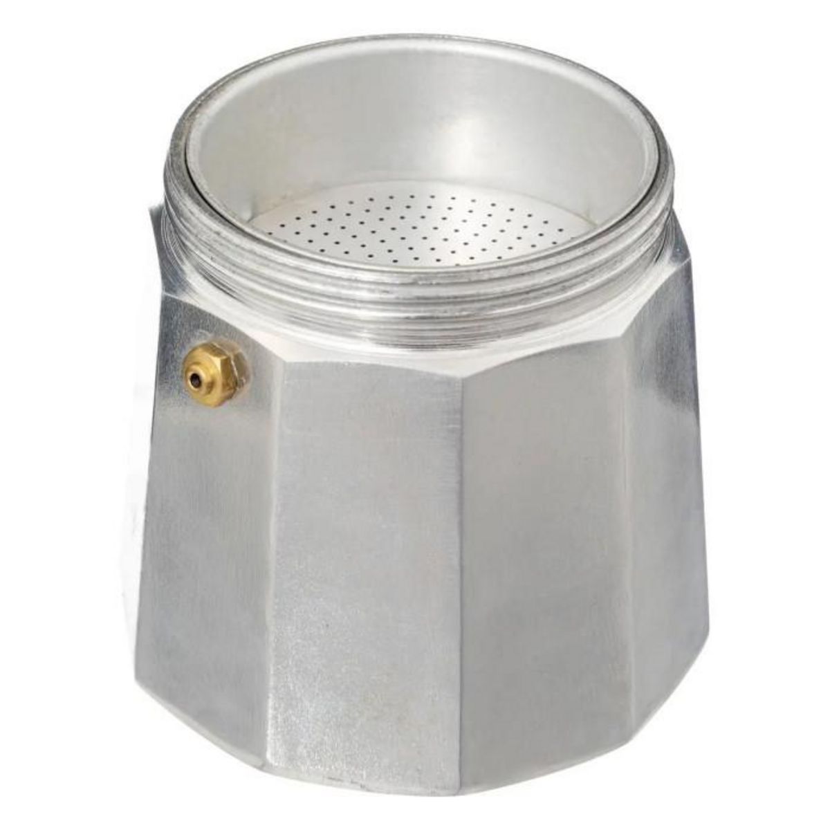 SECRET DE GOURMET Cafetière Italienne  9 Tasses  21cm Argent