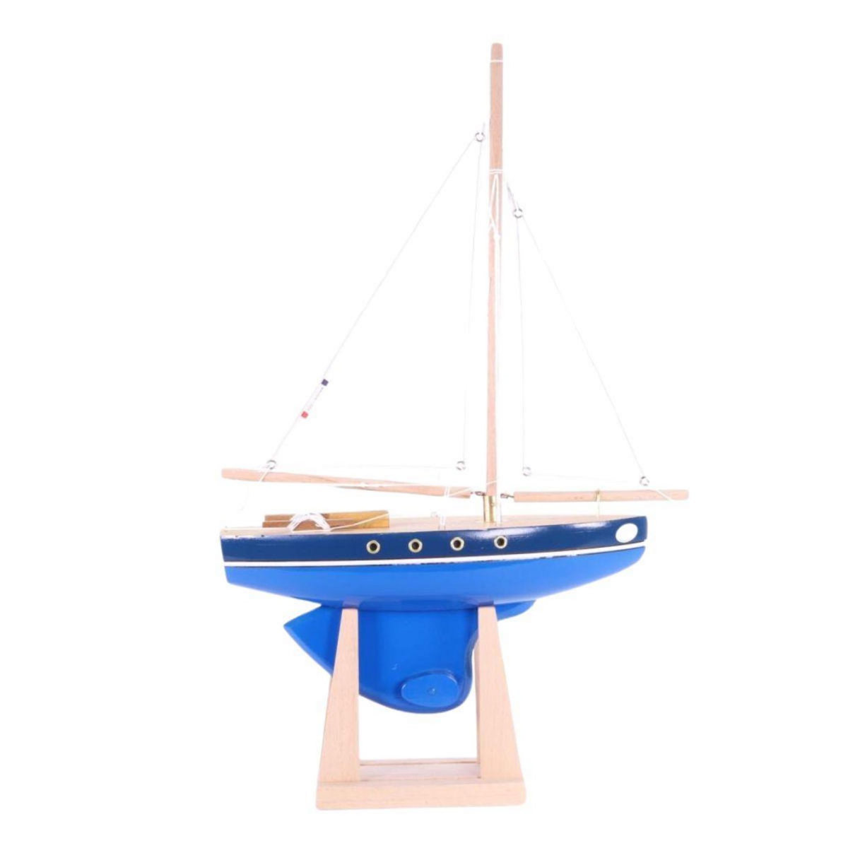 TIROT Le Tirot Bleu - voilier en bois 30 cm