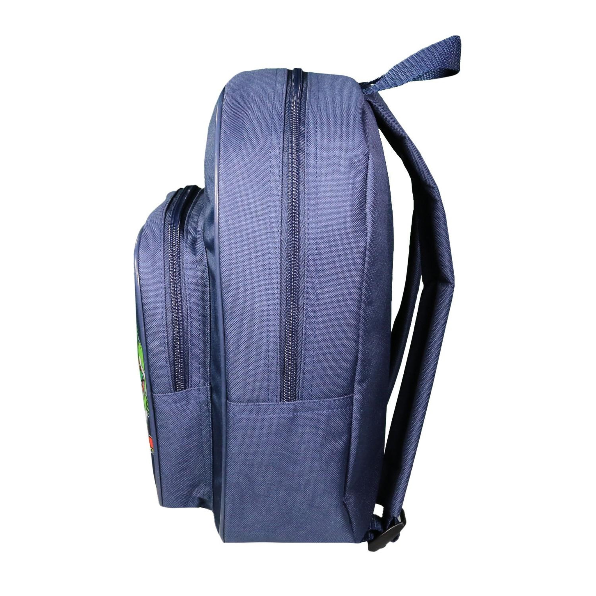 Voir la diapositive 3 : Bagtrotter Sac à dos 31 cm avec poche maternelle  Super Mario Bleu