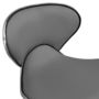 Voir la diapositive 5 : VIDAXL Chaise de bureau Gris Similicuir