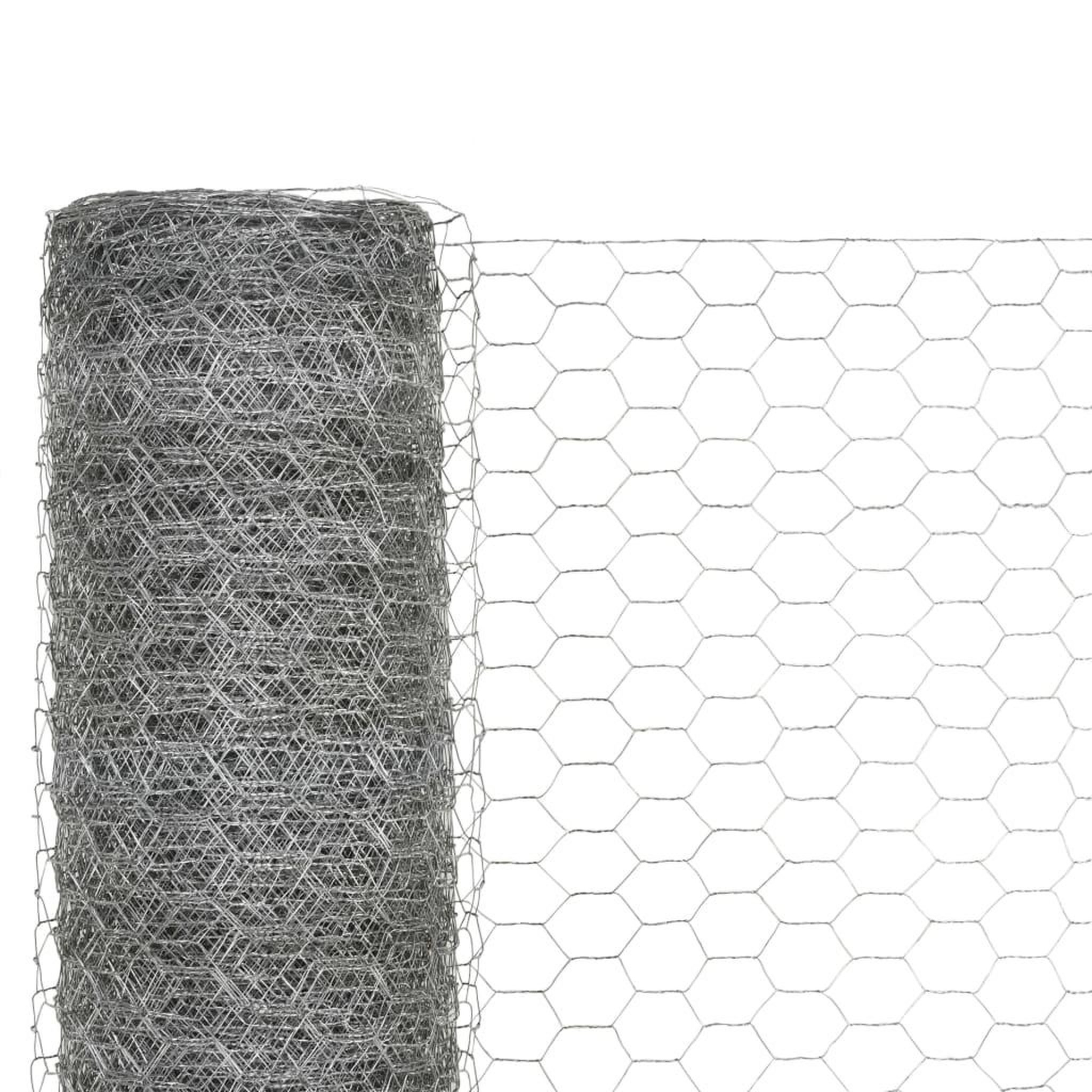 Voir la diapositive 3 : VIDAXL Grillage pour voliere Acier galvanise 25x1,5 m Argente