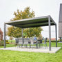 Voir la diapositive 5 : SWEEEK Pergola bioclimatique aluminium et acier lames orientables 4x3m Palace