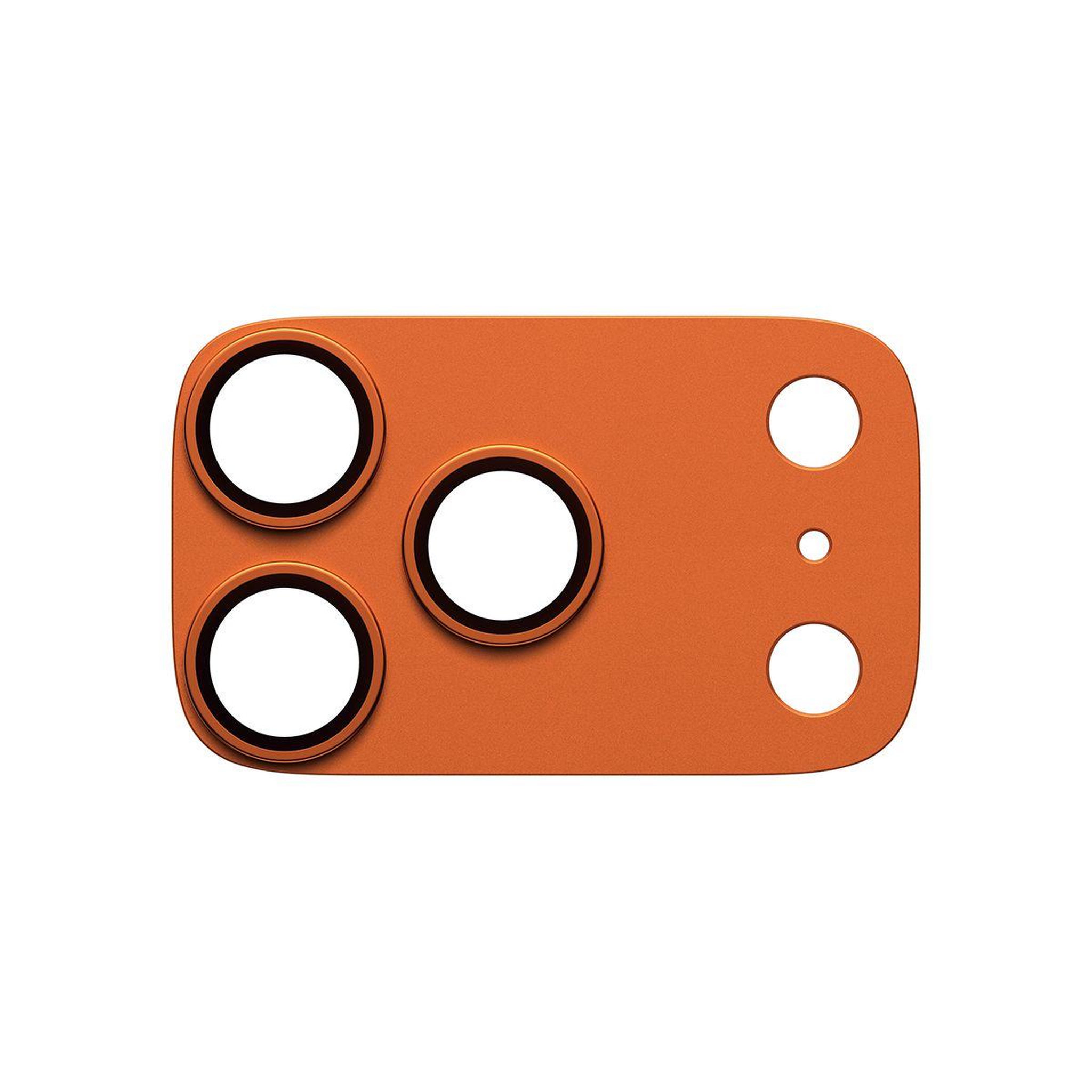 Voir la diapositive 4 : PANZERGLASS Protège objectif iphone 17 pro protège objectif orange