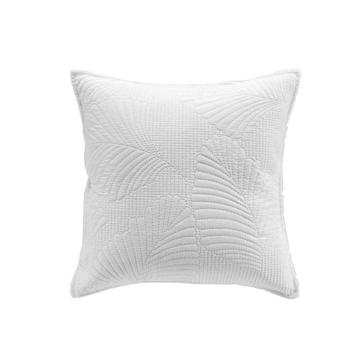 Paris Prix Housse de Coussin  Palombine  40x40cm Blanc