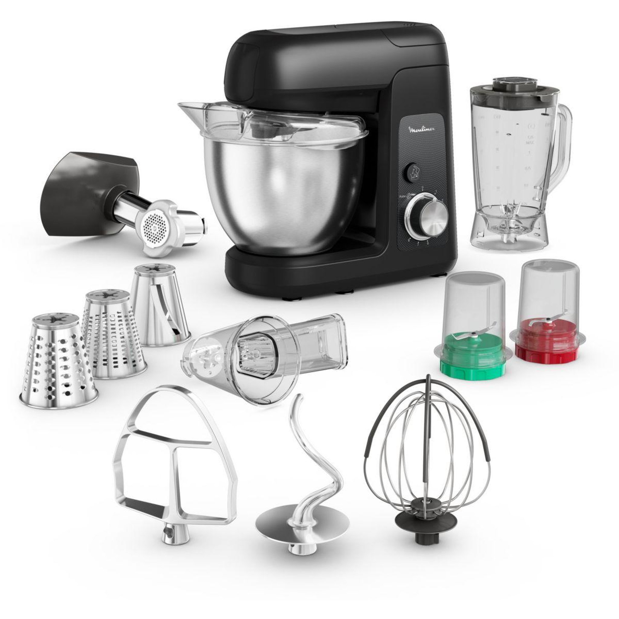 MOULINEX Robot pâtissier Bake Partner noir QA525810