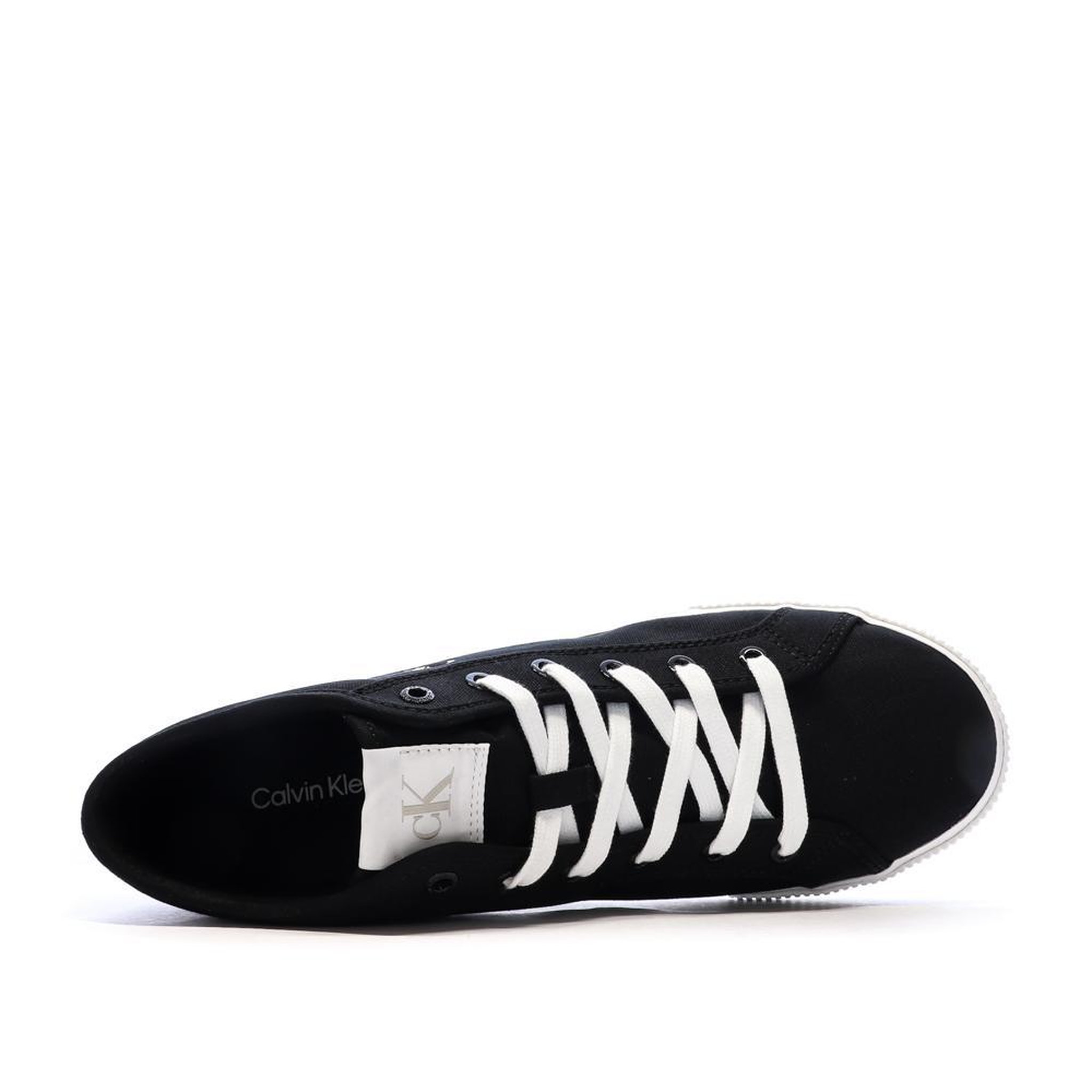 Voir la diapositive 4 : CALVIN KLEIN JEANS Baskets Noir/Blanc Homme Calvin Klein Jeans Ess Vulc