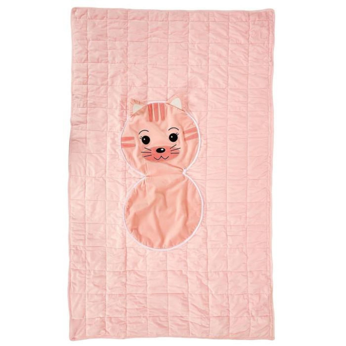Paris Prix Peluche Couverture  Chat  100x165cm Rose