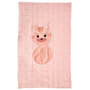 Voir la diapositive 2 : Paris Prix Peluche Couverture  Chat  100x165cm Rose