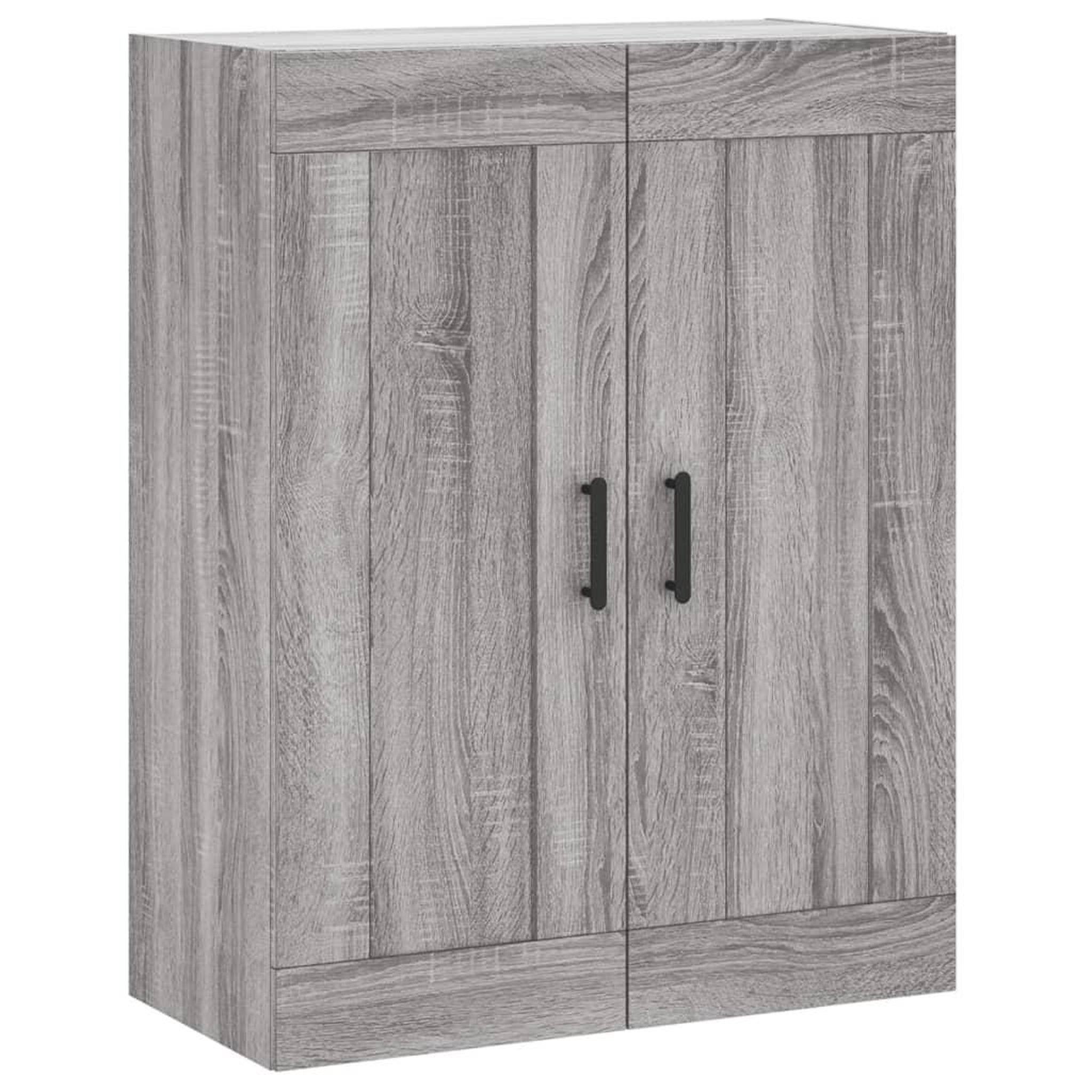 Voir la diapositive 5 : VIDAXL Armoires murales 2 pcs sonoma gris bois d'ingenierie