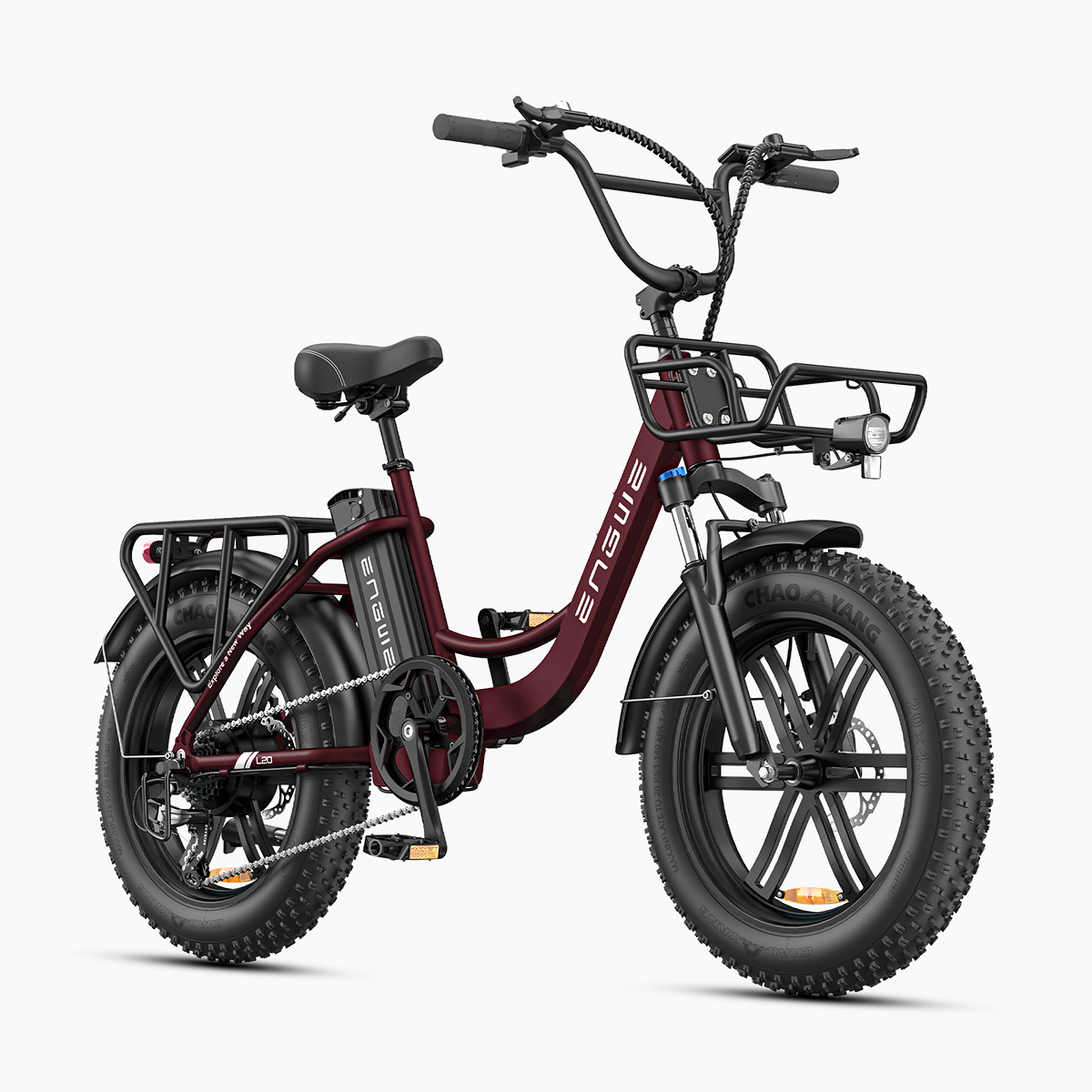 Voir la diapositive 2 : ENGWE Vélo électrique ENGWE L20 BOOST à ​​cadre ouvert, 250 W, batterie 48 V 13 Ah
