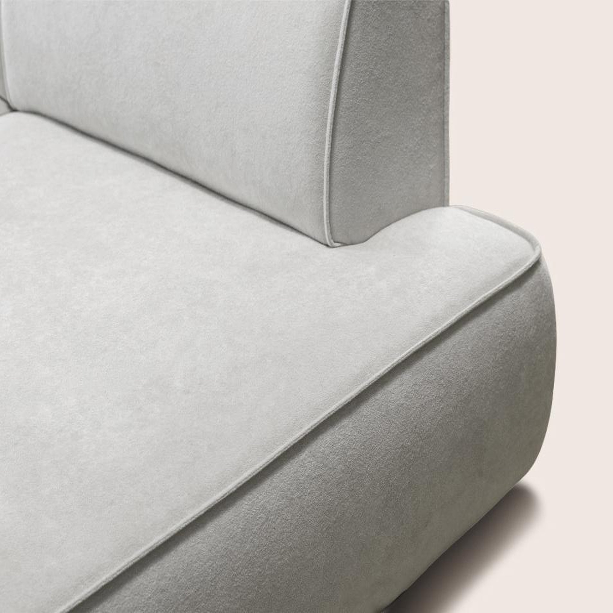 Voir la diapositive 6 : BEST MOBILIER Lisette - canapé d'angle droit 4 places convertible avec coffre en velours