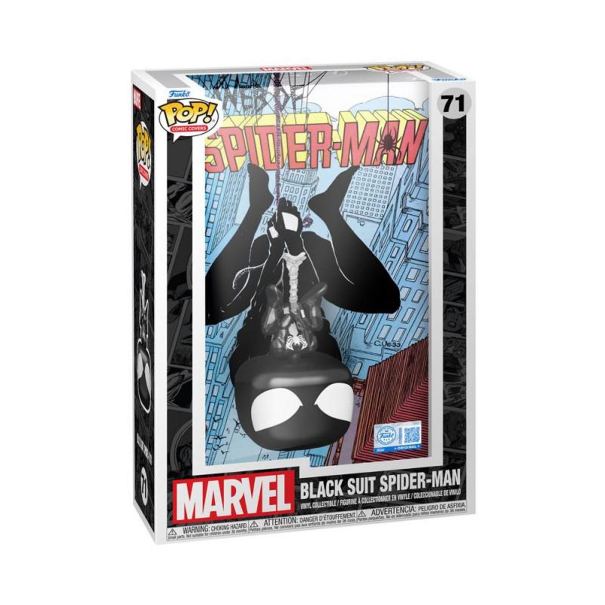 Funko Figurine Funko Pop Comic Cover Black suit Spider Man