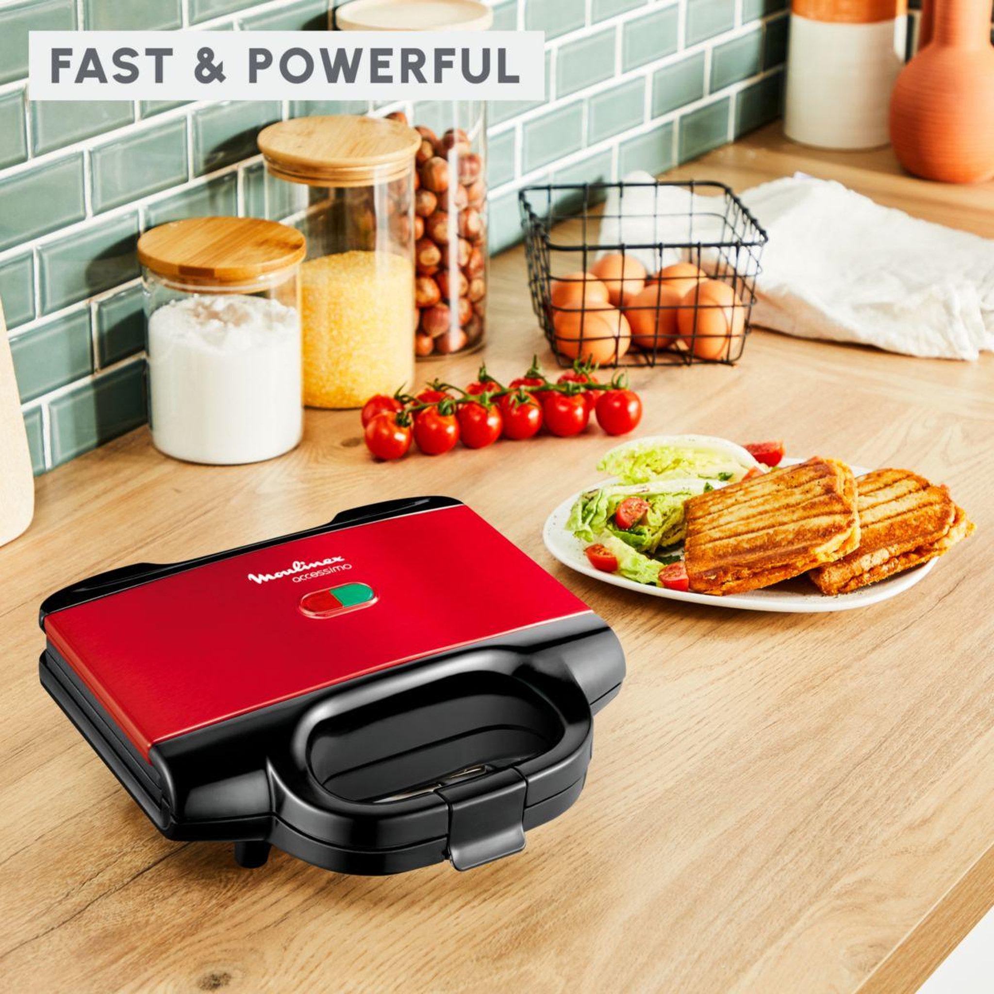 Voir la diapositive 4 : MOULINEX Croque monsieur SM180811 ACCESSIMO