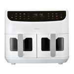 Medion Friteuse a Air Chaud - MEDION - P20 XXL Twin - 2600 W - 2 paniers - 9 programmes - Blanc