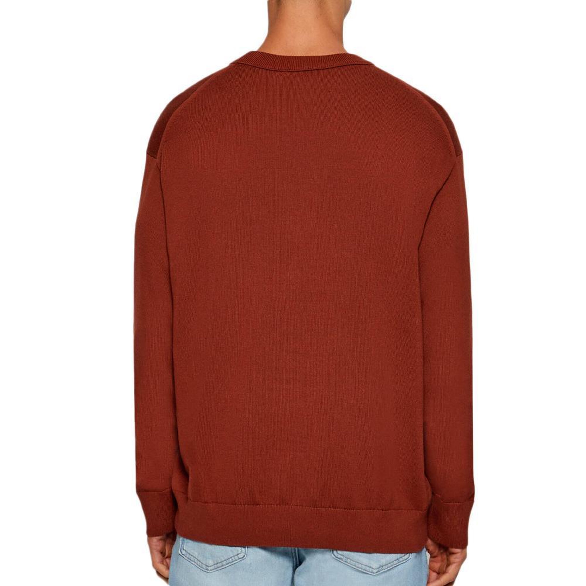 Voir la diapositive 2 : CALVIN KLEIN JEANS Sweat Rouge Homme Calvin Klein Jeans Eu Ls Cotton Relaxed