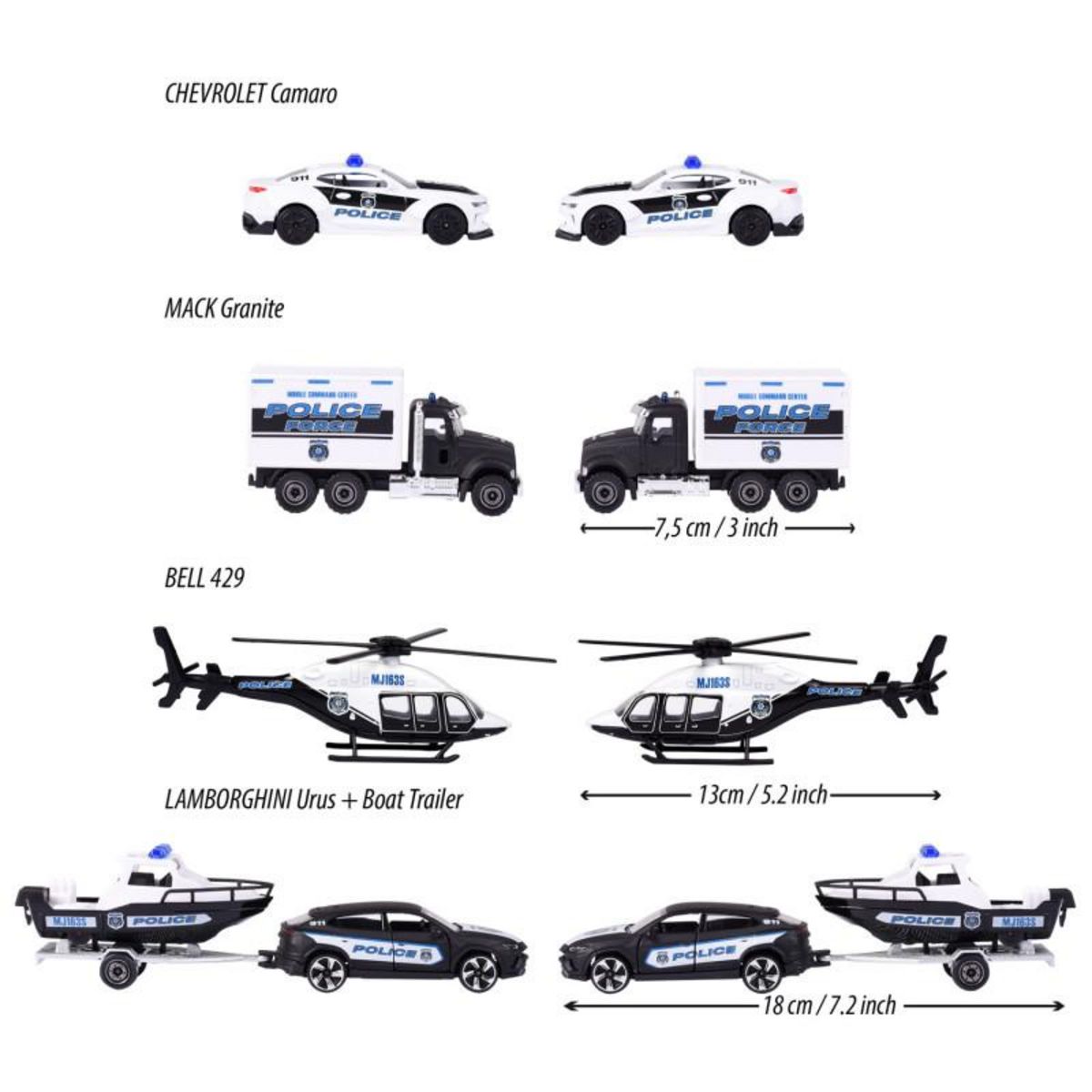 Majorette Majorette Police Force Cars Giftpack, 4pcs. 212053188