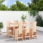 Voir la diapositive 1 : VIDAXL Ensemble de bar de jardin 7 pcs Bois de pin massif