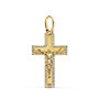 Voir la diapositive 1 : L'ATELIER D'AZUR Pendentif  - Médaille Christ sur la Croix Or 18 Carats 750 Jaune - Chaines Offertes