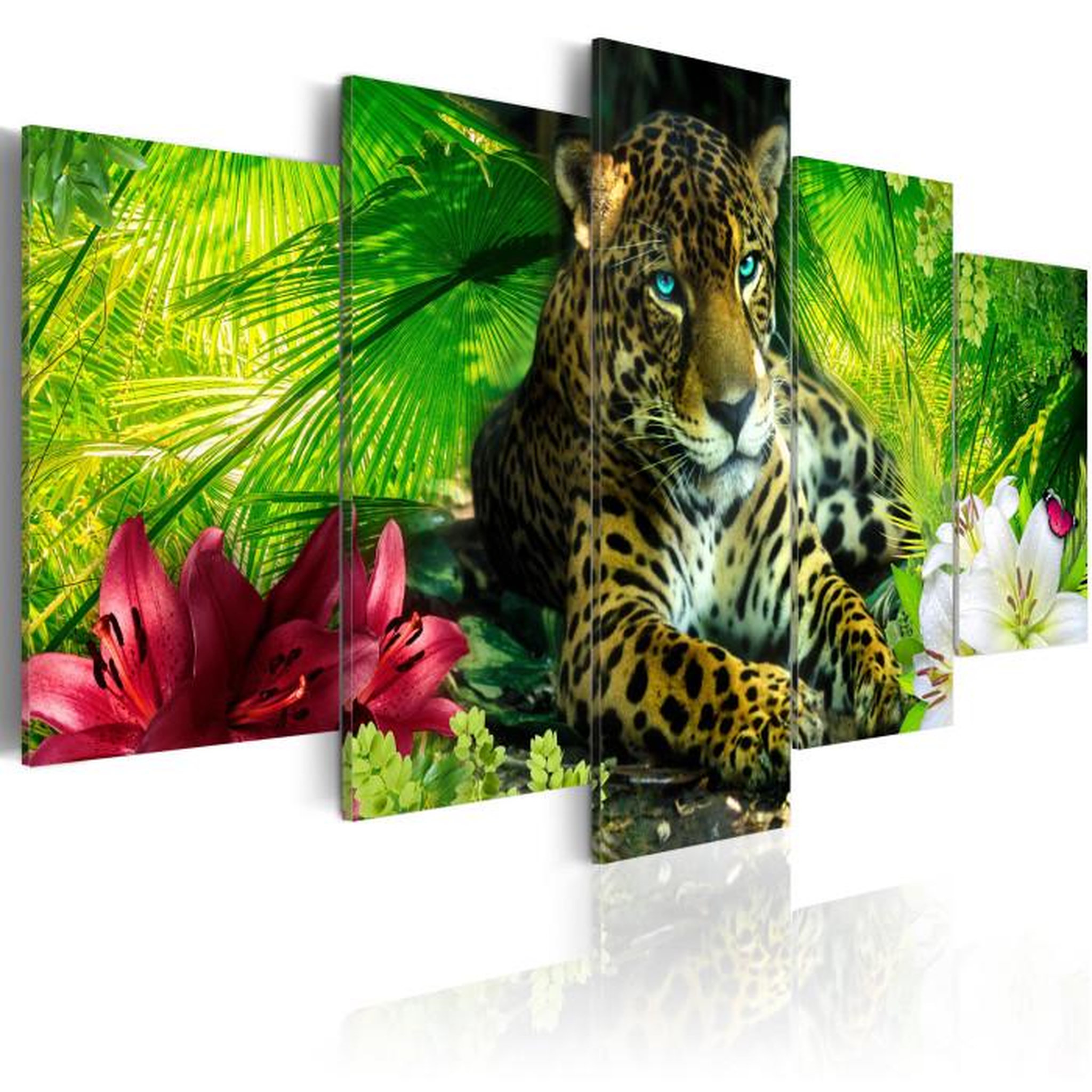 Paris Prix Tableau Imprimé  Jaguar. Coloris disponibles : Multicolore