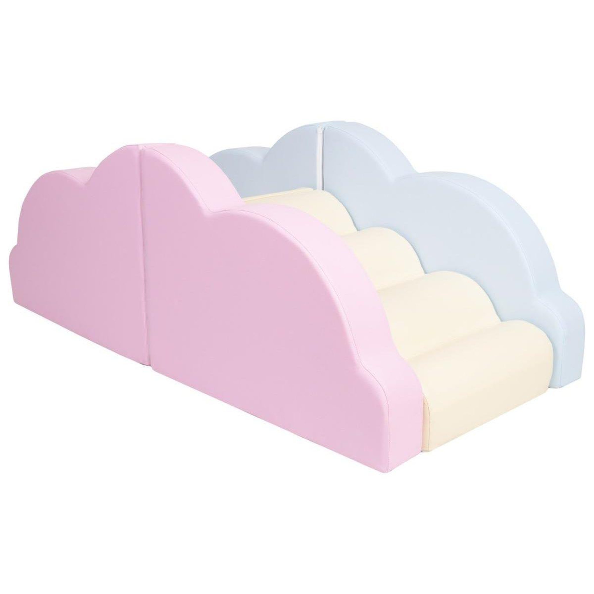 VELINDA Ensemble nuage, blocs en mousse pour le jeu, crèches, écoles maternelles, jouets — rose,...