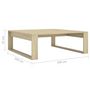 Voir la diapositive 6 : VIDAXL Table basse Chene sonoma 100x100x35 cm Bois d'ingenierie