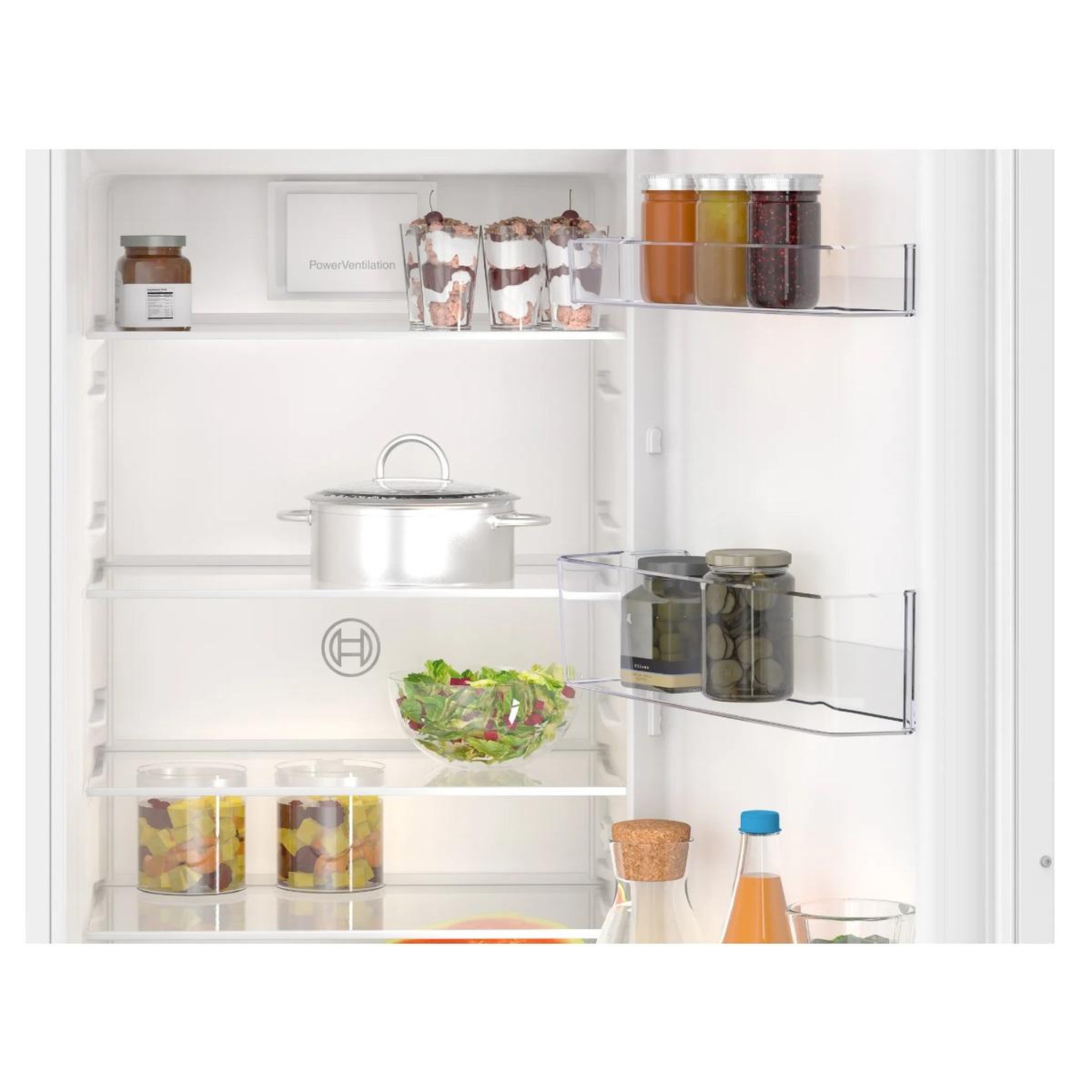 Voir la diapositive 4 : BOSCH Réfrigérateur 1 porte intégrable à glissières 55cm 280l - kil82nse0