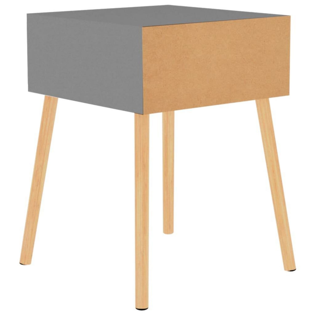 VIDAXL Tables de chevet 2 pcs Gris 40x40x56 cm Bois d'ingenierie