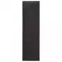 VIDAXL Tapis Sisal naturel 100x350 cm Noir