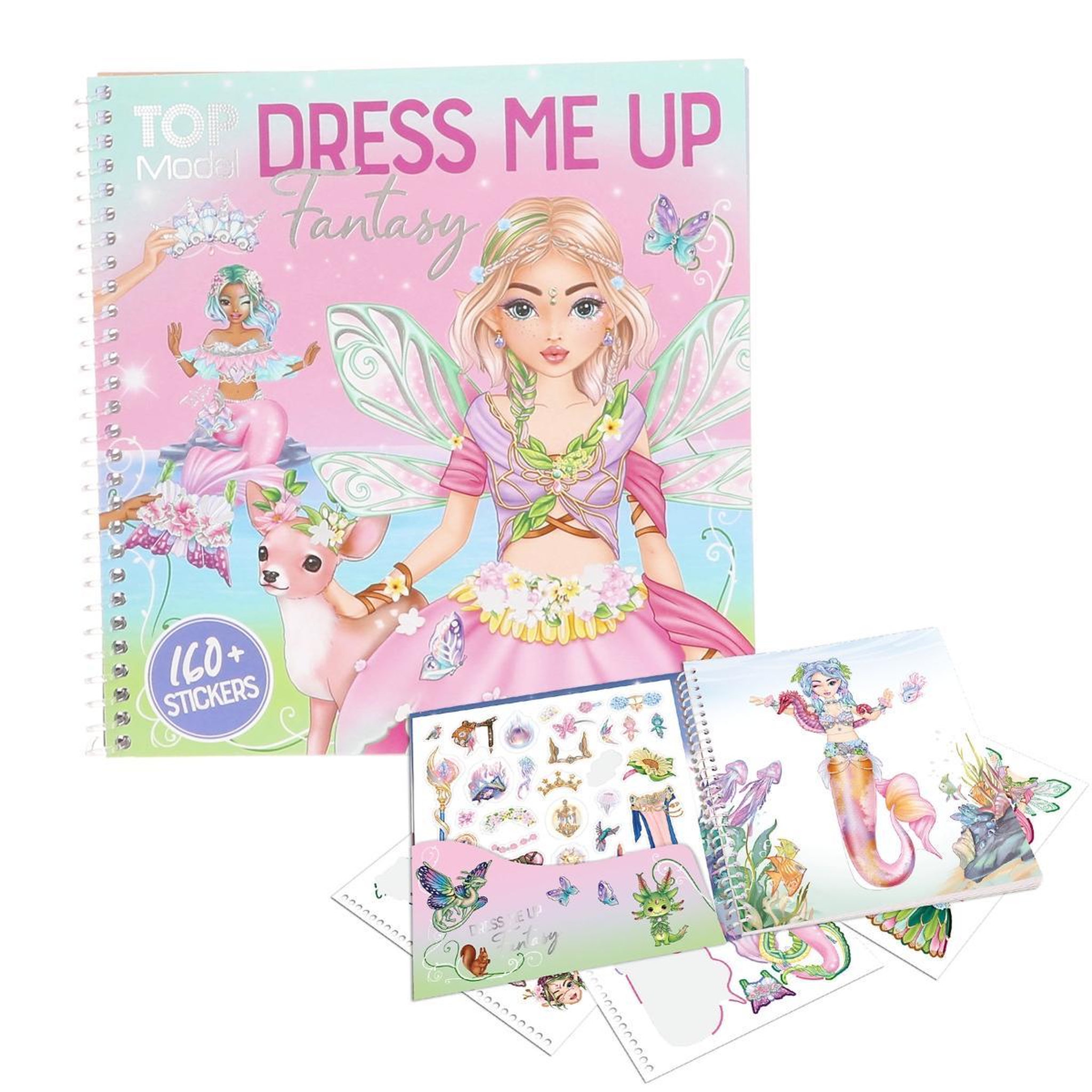 Voir la diapositive 1 : TOP MODEL TOPModel Dress Me Up album autocollants Fantasy