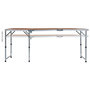 Voir la diapositive 2 : VIDAXL Table pliable de camping Aluminium 180x60 cm