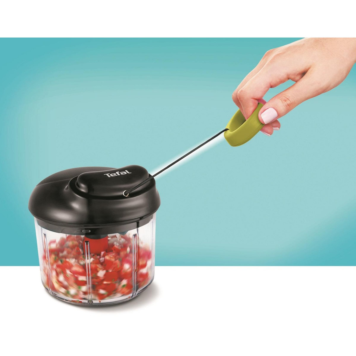 TEFAL Hachoir manuel et broyeur à glace 0,9 litres