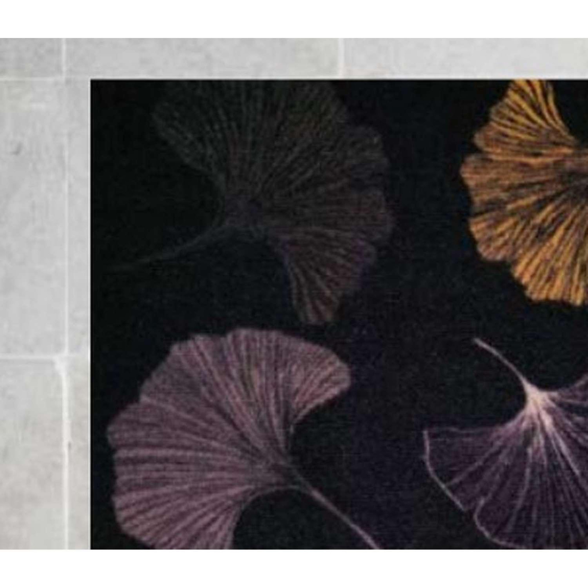 Voir la diapositive 3 : HABITABLE Tapis must en velours imprimé ginkgo