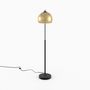 Voir la diapositive 3 : Rendez vous déco Lampadaire en métal couleur noir et laiton - Dinard