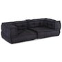 Voir la diapositive 1 : VIDAXL Pouf modulaire anthracite 140x70x36 tissu
